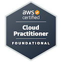 AWS Certified Cloud Practitioner badge
